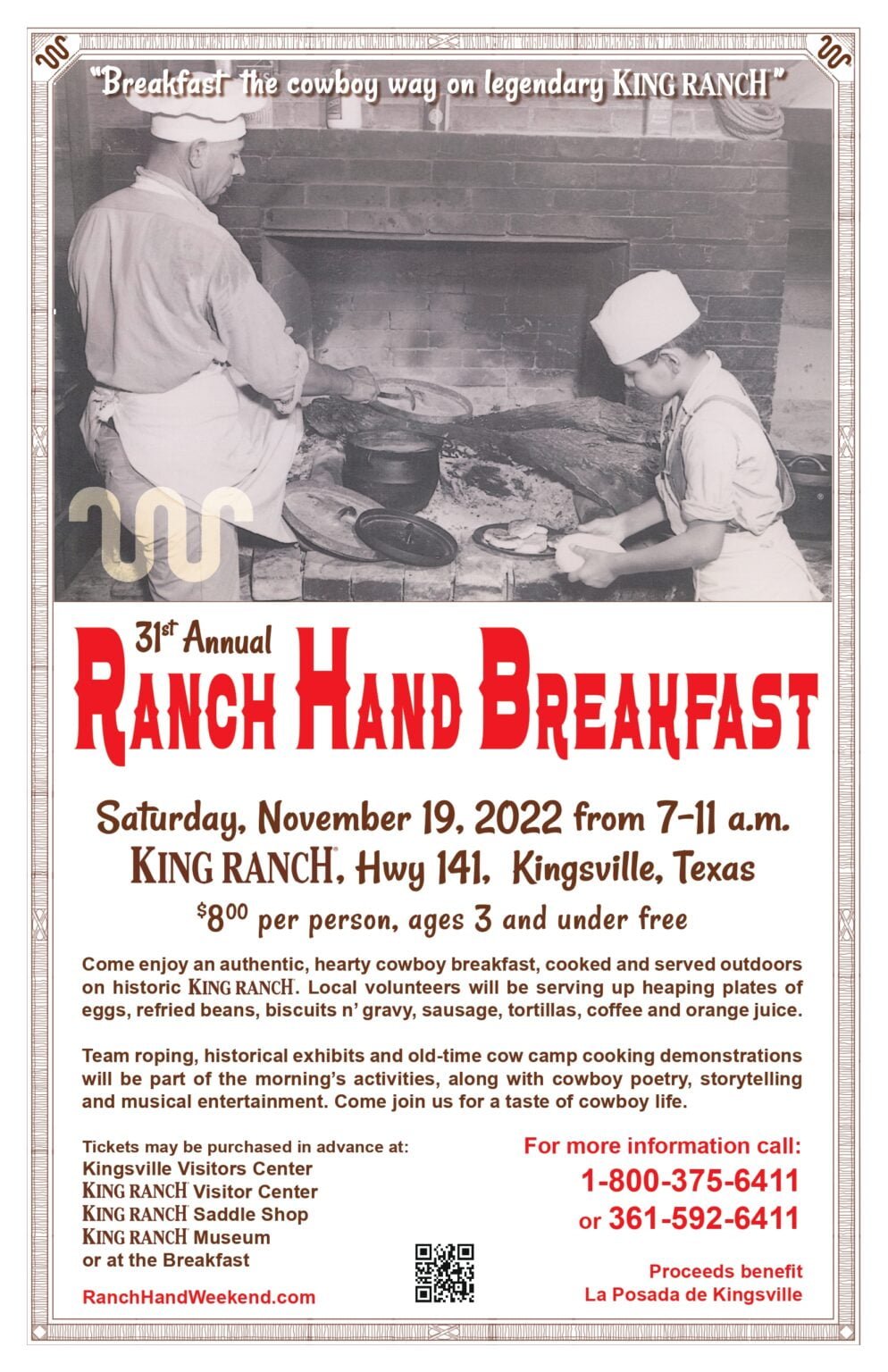 King Ranch to host 31st Annual Ranch Hand Breakfast Ranch Hand Weekend