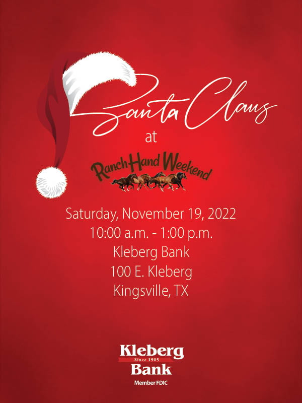 Santa at Kleberg Bank
